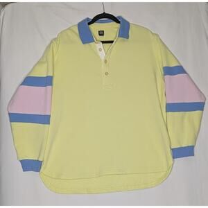 BDG Urban Outfitters Fleece polo sweatshirt size Medium Kidcore Nickelodeon